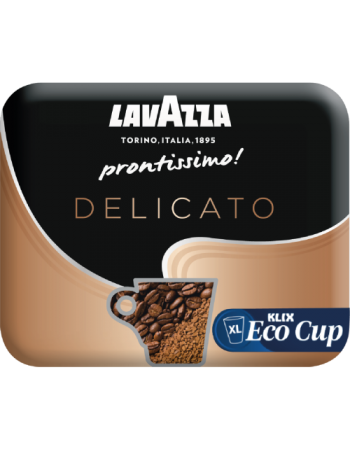 LAVAZZA PRONTISSIMO DELICATO BLACK 7OZ - KLIX ECO CUP